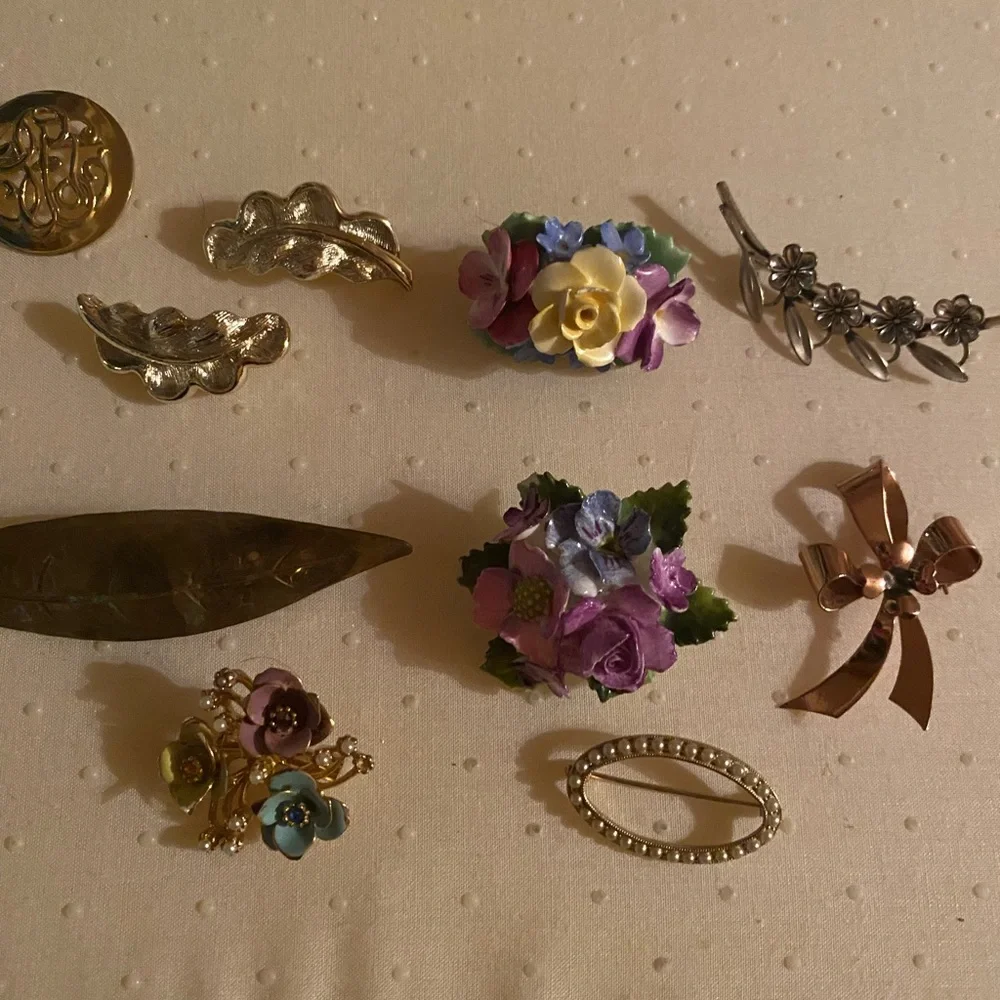 Lot of 24 pieces of. Vintage costume jewelry - Picture 5 of 7